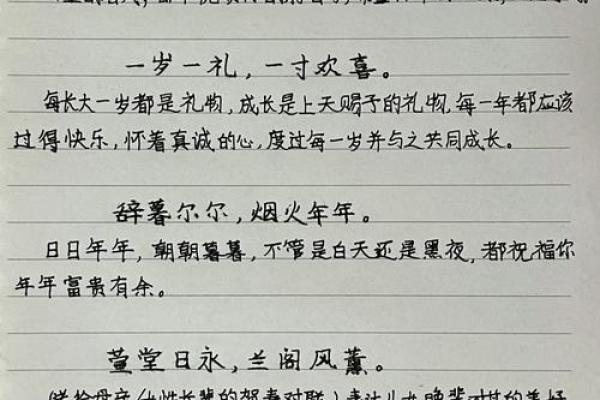 八字祝福语