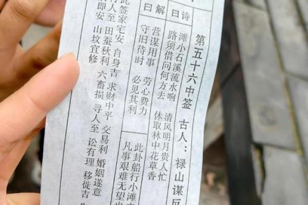 灵古寺求签解签51