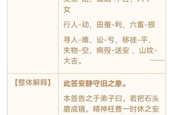 观音灵签一日一卦解签