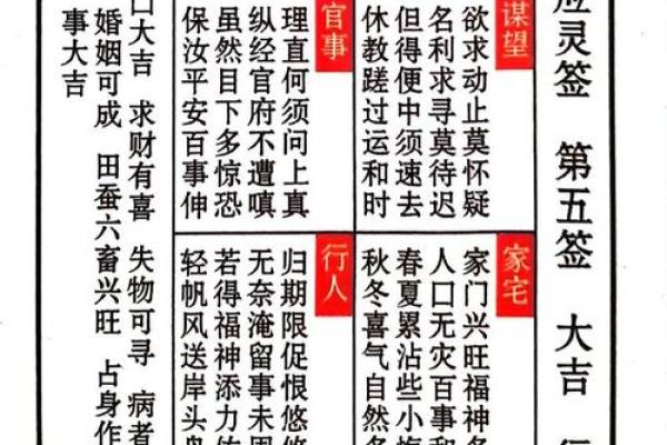鸡足灵签解签玖拾伍签