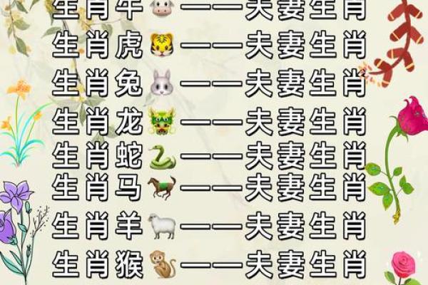 十二生肖配对表 属相配对