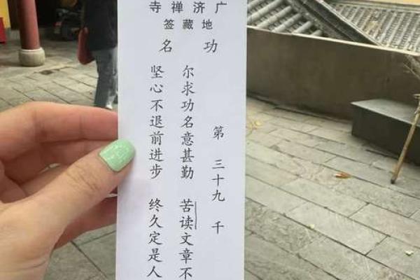 怎么查自己的灵签信息内容