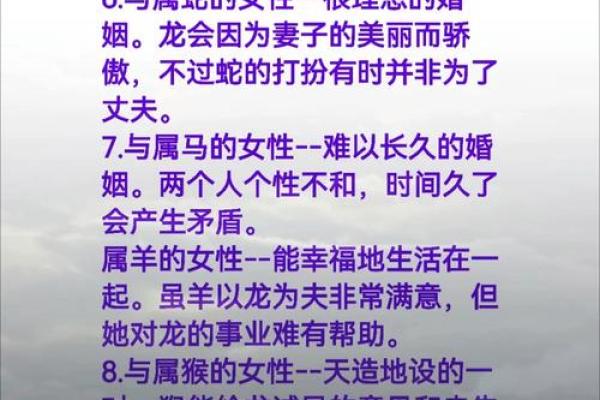 1988年属龙女的婚姻配对