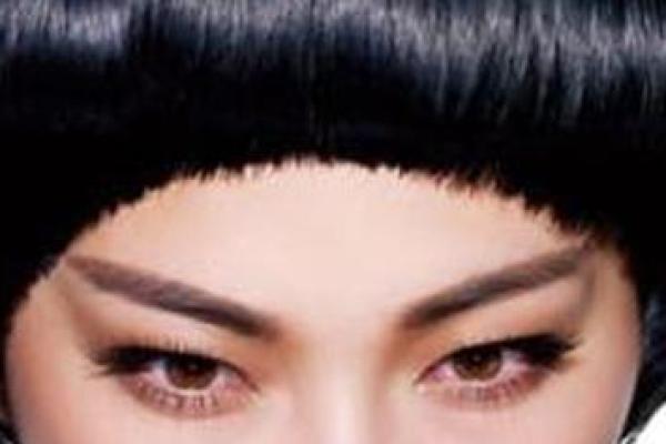 倒八字眉
