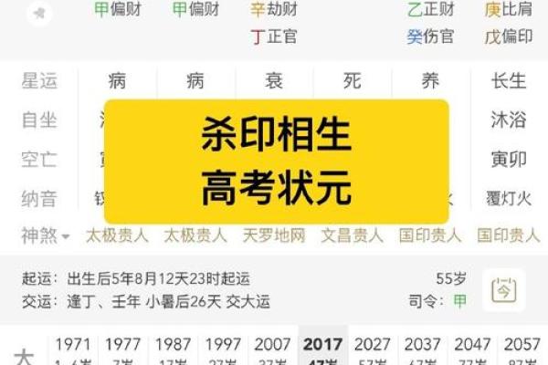 八字杀印相生是什么意思
