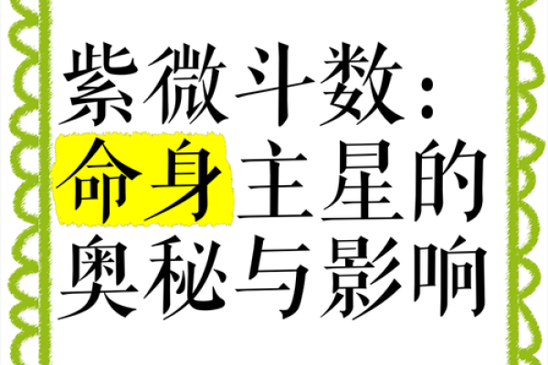 紫薇斗数命宫主星太阳