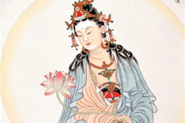 观音灵签董永寻母水墨