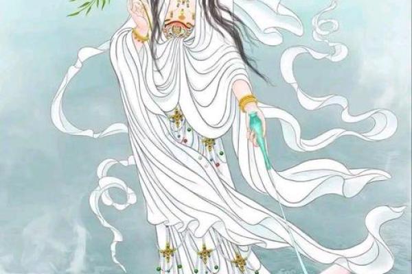 观音灵签董永寻母水墨