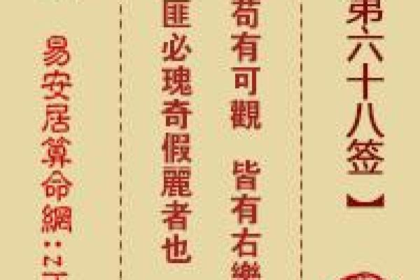 玉帝灵签第六签详解